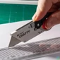 Kép 6/8 - True Utility Crafty, TU590, fekete titániumbevonatú nyél, cserélhető penge, összecsukható