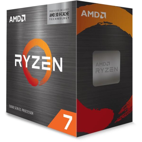 AMD Processzor - Ryzen 7 5800X3D (3400Mhz 96MBL3 Cache 7nm 105W AM4) BOX Gaming CPU, No Cooler