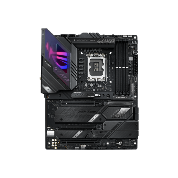 Asus Alaplap - Intel ROG STRIX Z790-E GAMING WIFI LGA1700 (Z790, ATX, 4xDDR5 7800+MHz, 4xSATA3, 5xM.2, HDMI+DP)