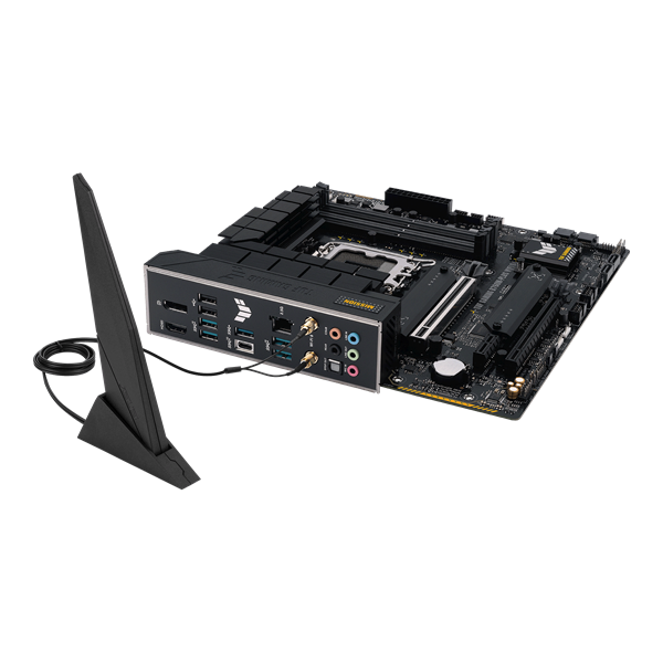 Asus Alaplap - Intel TUF GAMING B760M-PLUS WIFI D4 s1700 (B760, 4xDDR4 5333MHz, 4xSATA3, 2xM.2, HDMI+DP)