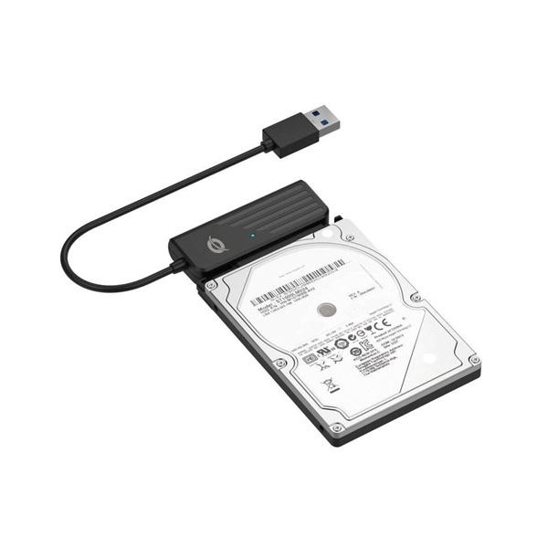Conceptronic átalakító - ABBY01B (USB-A 3.0 to SATA, Kompatibilis: 2,5