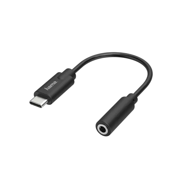 Hama Átalakító - 205282 (3,5 mm jack adapter to USB-C, OTG, fehér)