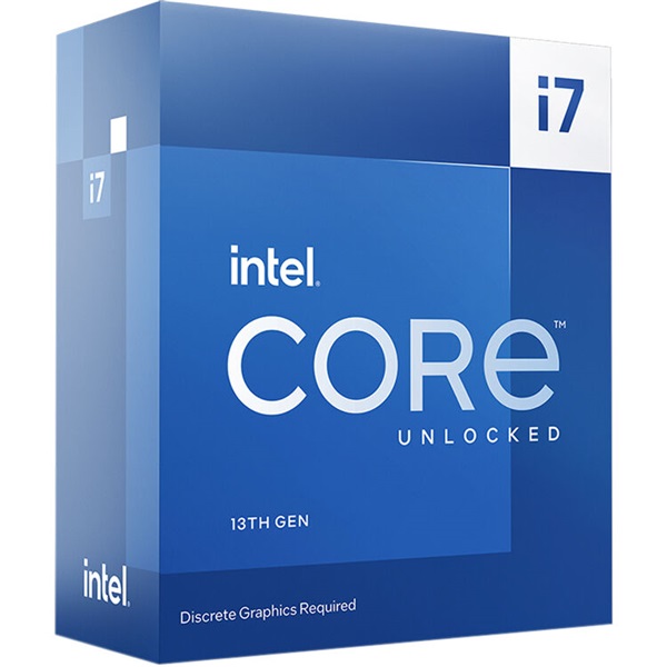 Intel Processzor - Core i7-13700KF (3400Mhz 30MBL3 Cache 10nm 125W skt1700 Raptor Lake) BOX No VGA No Cooler