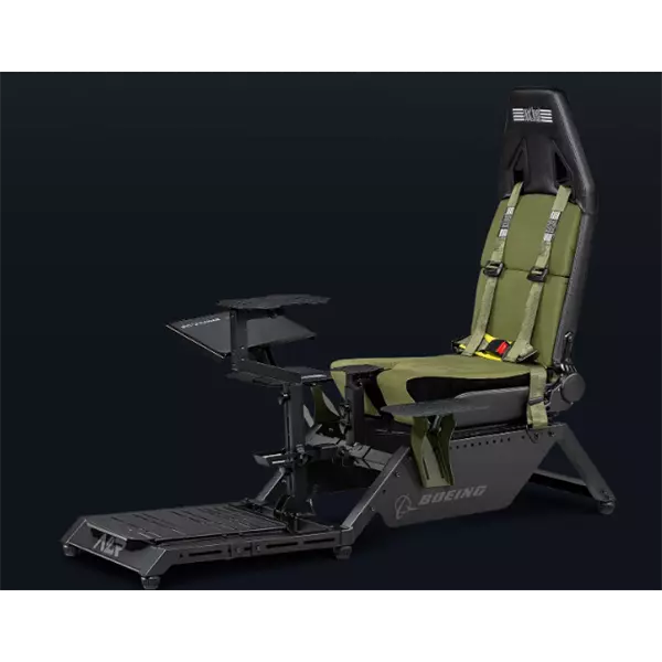 Next Level Racing Szimulátor cockpit - Boeing Flight Simulator Military Cockpit (ülés; tartó konzolok)