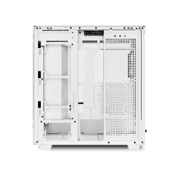 Sharkoon Számítógépház - Rebel C50 RGB White (fehér; ablakos; ATX, 4x120mm RGB ventilátor; 2xUSB3.0; 1xUSB 3.2; I/O)