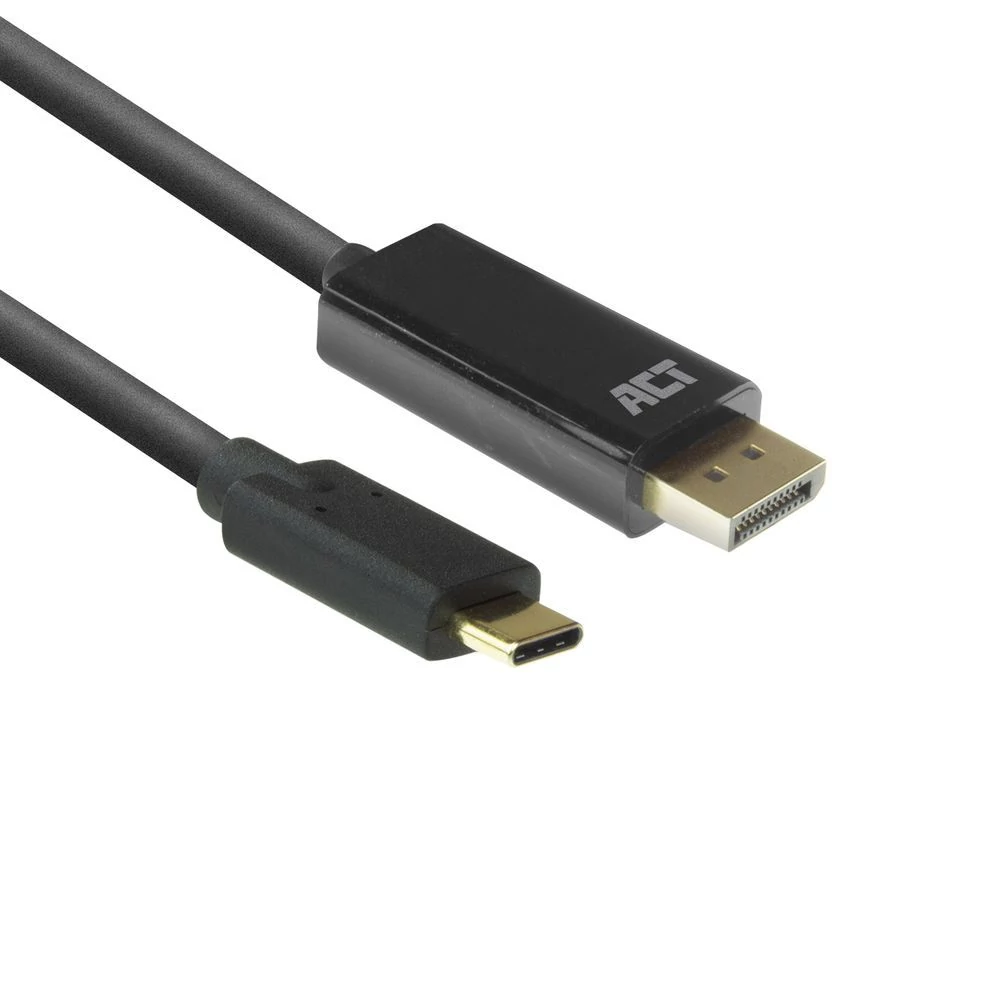 ACT AC7325 USB-C to DisplayPort adapter cable 2m Black kábel