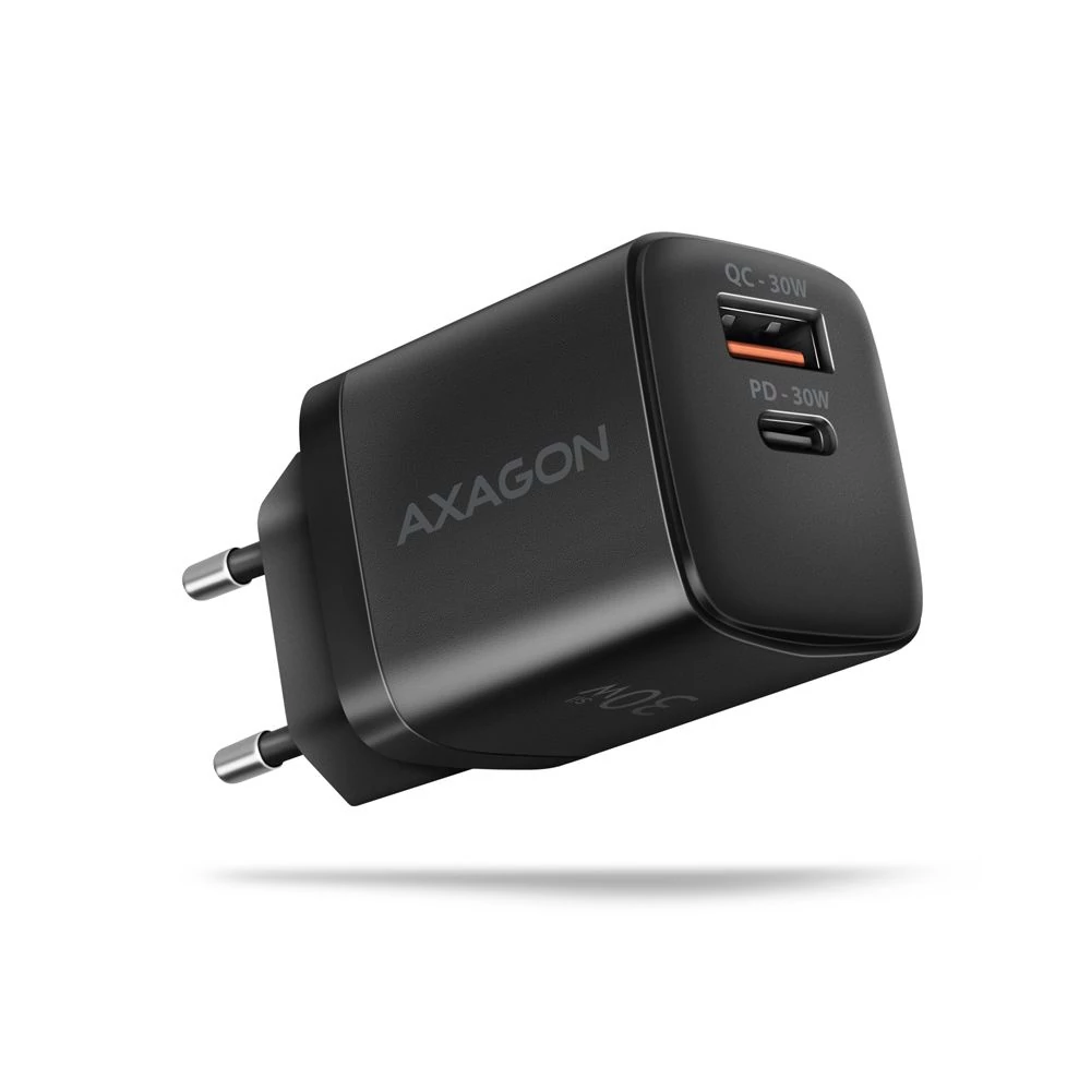 AXAGON ACU-PQ30 PD & QC Wall Charger 30W Black töltő