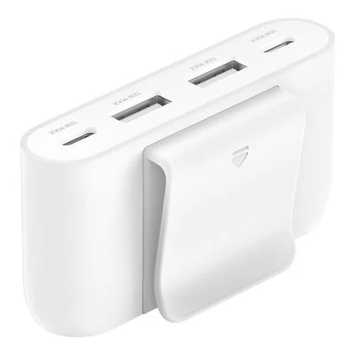 Belkin BUZ001BT2MWHB7 4-Port?USB Power Extender? White usb hub