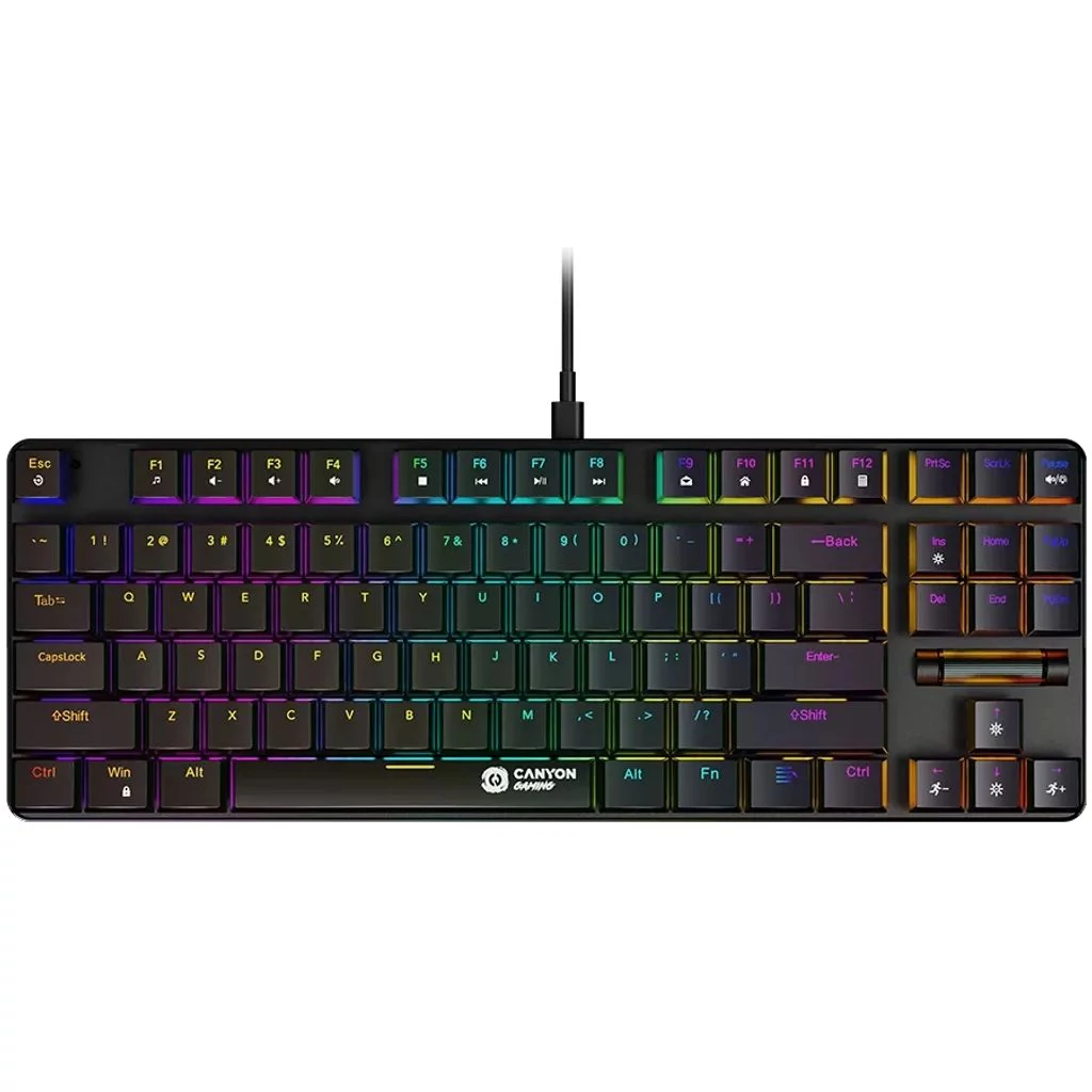 Canyon GK-50 Cometstrike Gaming keyboard Black HU billentyűzet