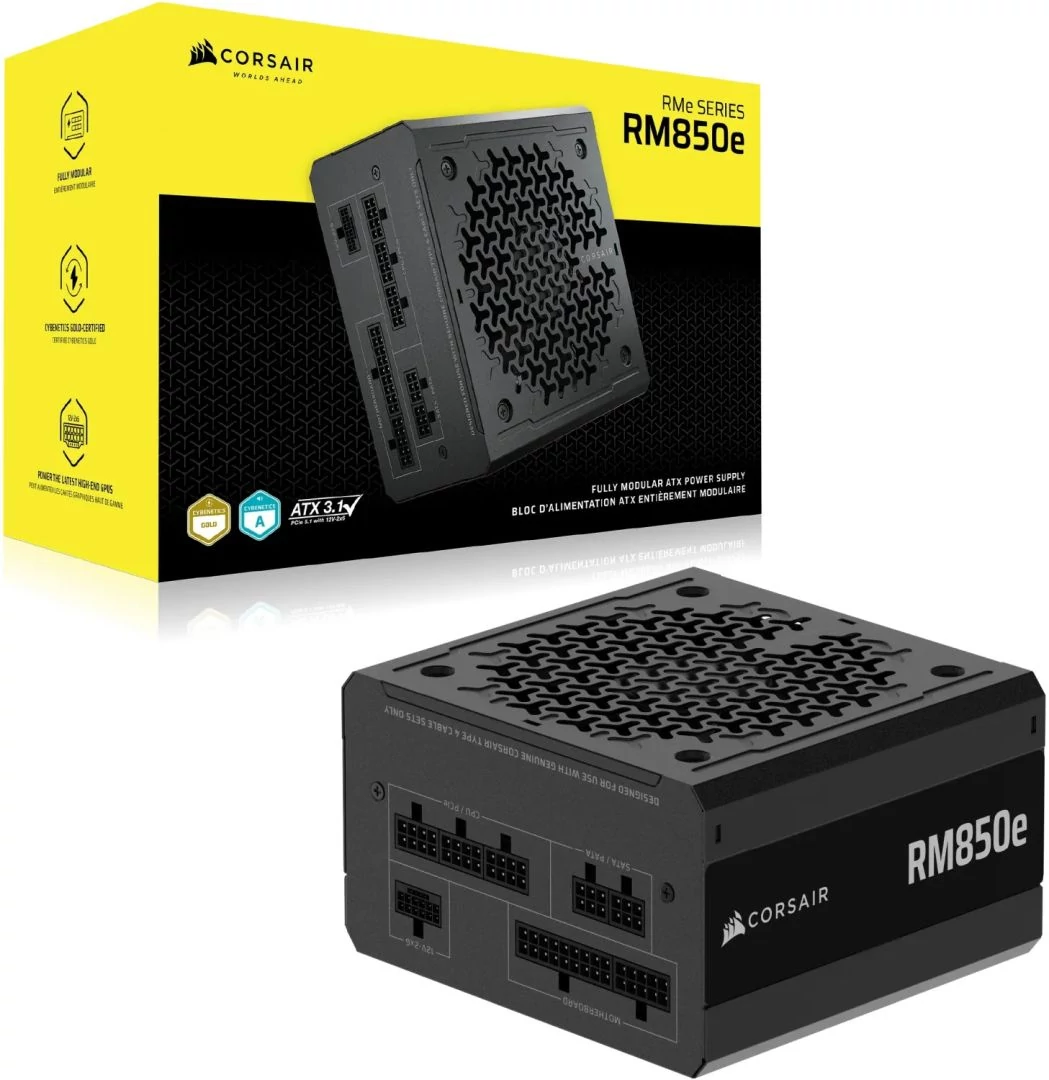 Corsair 850W 80+ Gold RM850e (2025) tápegység