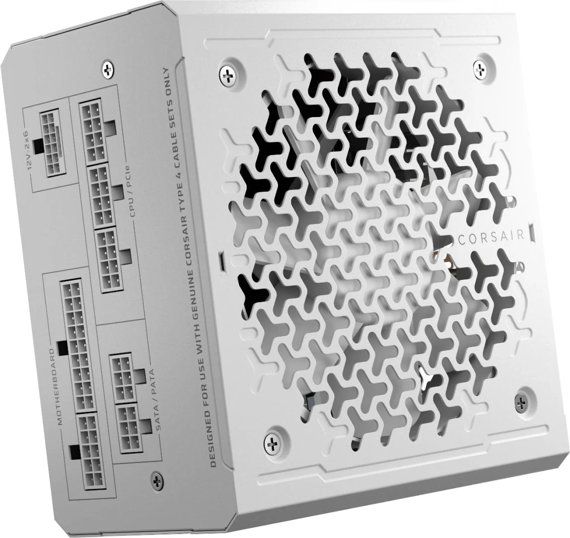 Corsair 850W 80+ Gold RM850e (2025) White tápegység