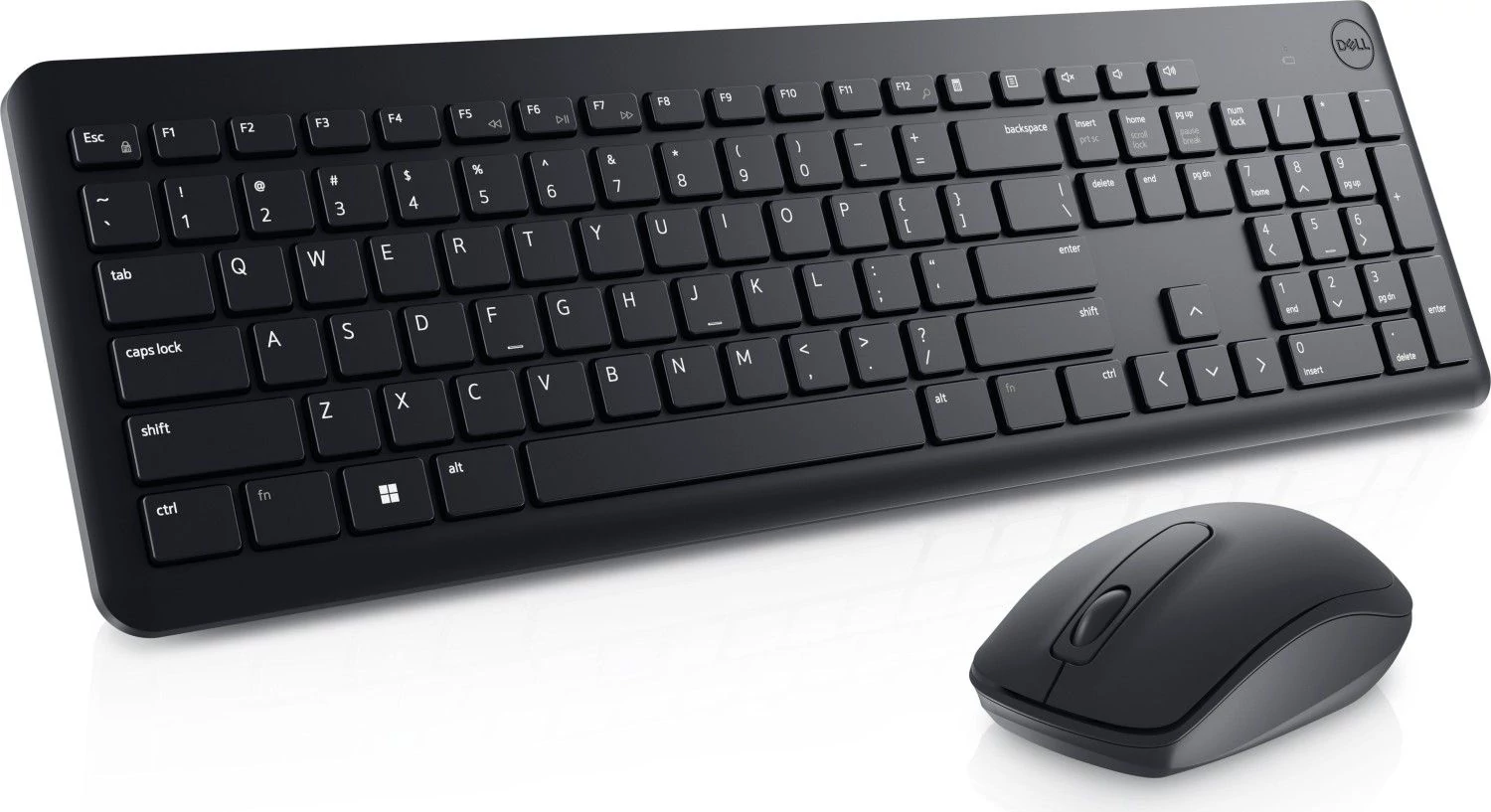Dell KM3322W Wireless Keyboard and Mouse Black UK billentyűzet