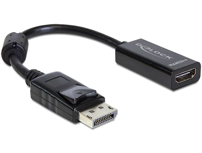 DeLock Adapter Displayport 1.1 male > HDMI female Passive Black speciális átalakító