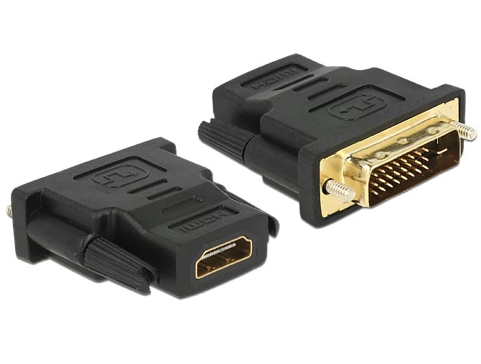 DeLock DVI-D (Dual Link) (24+1) - HDMI female Adapter Black speciális átalakító