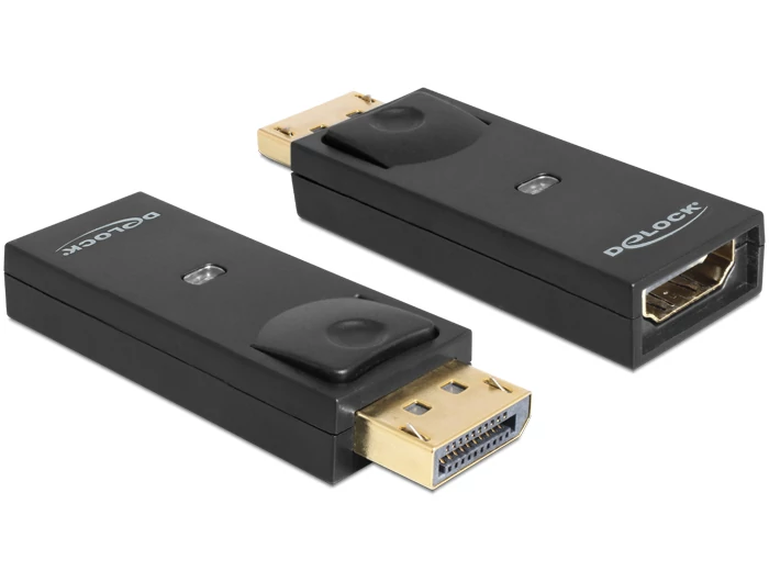 DeLock Adapter Displayport 1.1 male > HDMI female Black speciális átalakító