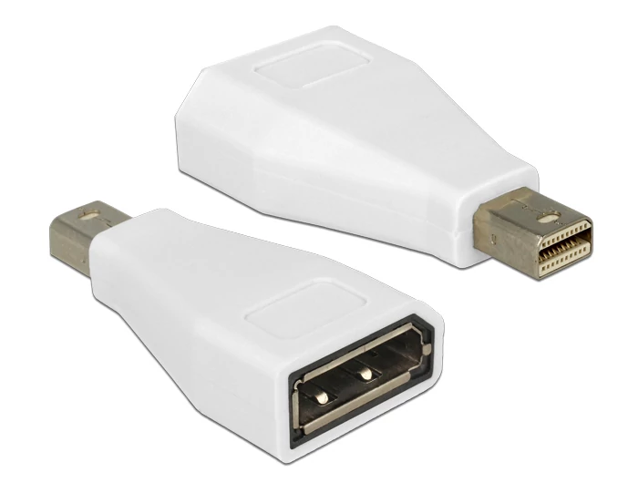 DeLock Adapter mini Displayport 1.2 male > Displayport female White speciális átalakító