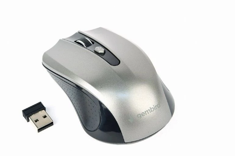 Gembird MUSW-4B-04-BG Wireless optical mouse Black/Space Grey egér