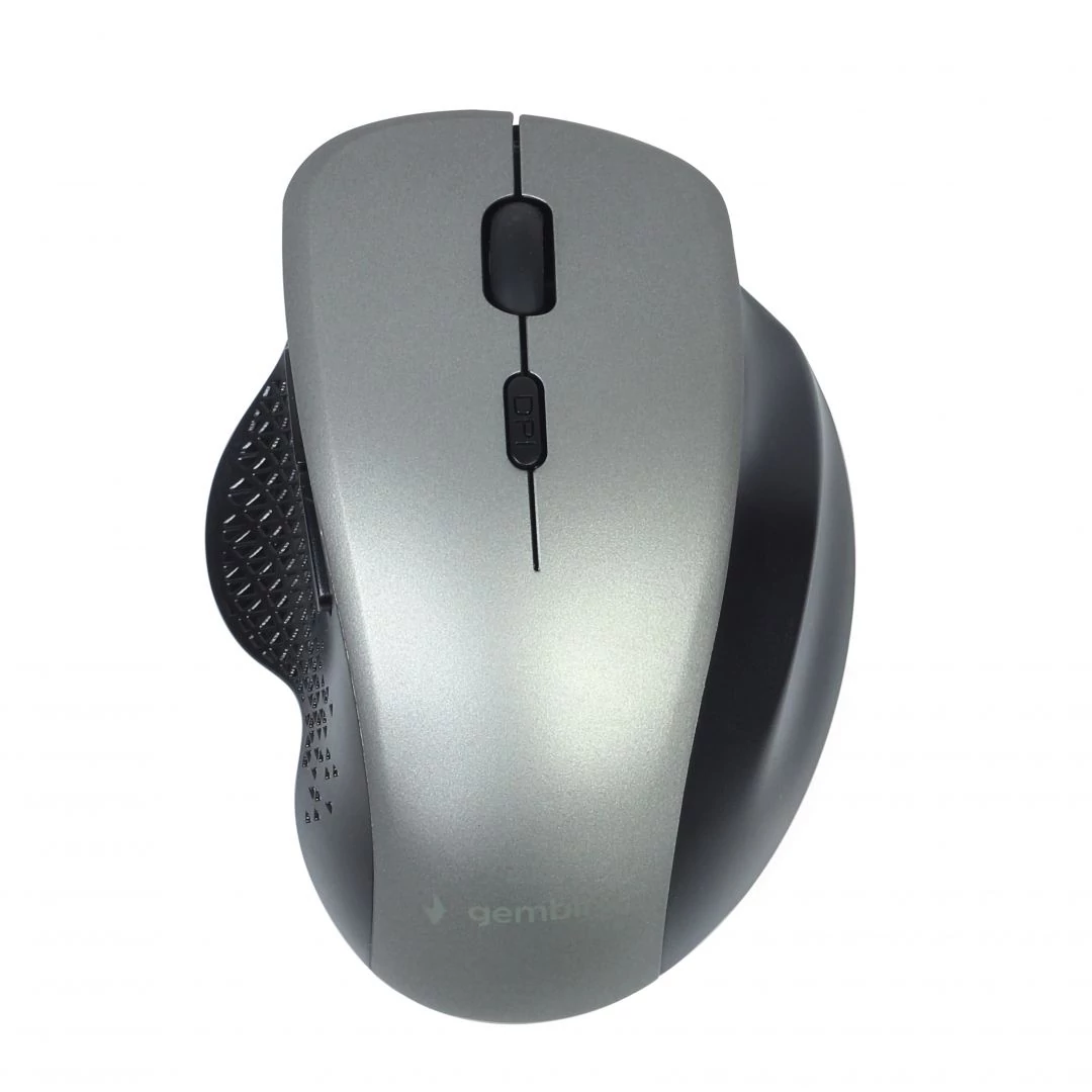 Gembird MUSW-6B-02-BG wireless optical mouse Black/Space Grey egér