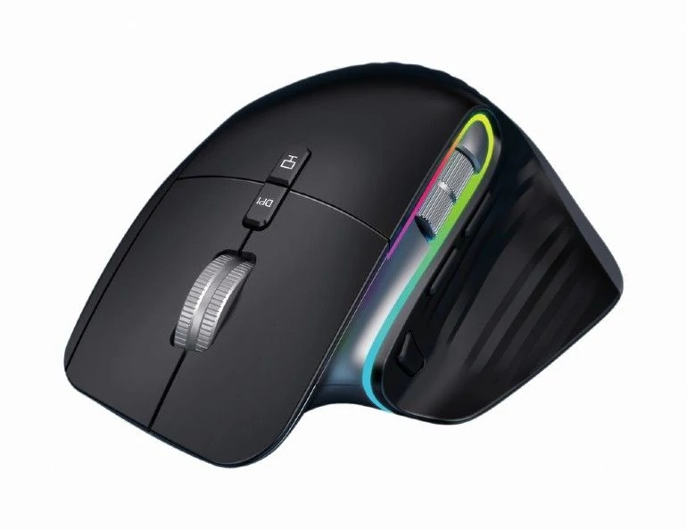 Gembird 9-Button Rechargeable Wireless RGB Gaming Mouse Black egér