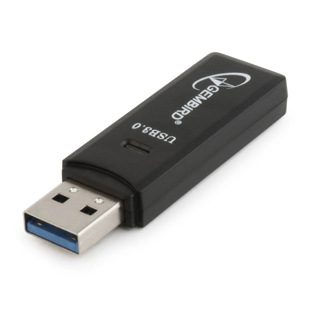 Gembird UHB-CR3-01 Compact USB3.0 SD Card Reader Black kártyaolvasó