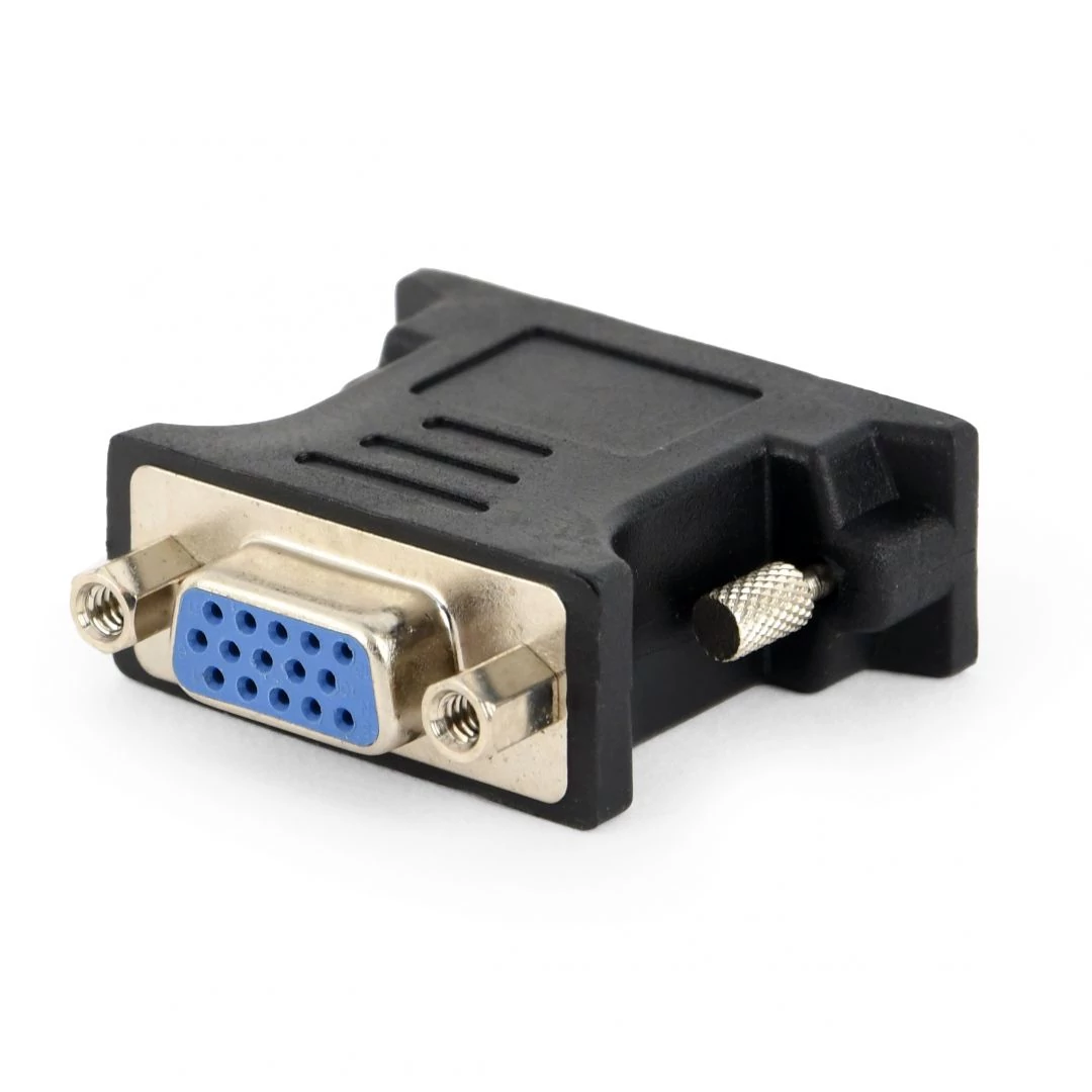 Gembird DVI-I (Dual Link) - VGA Black adapter speciális átalakító