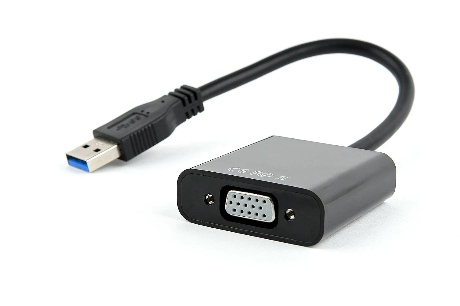 Gembird AB-U3M-VGAF-01 USB3.0 to VGA video adapter Black speciális átalakító