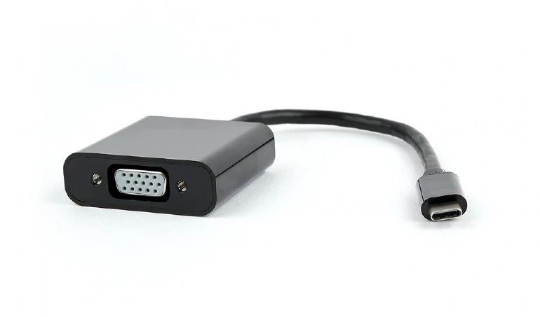 Gembird AB-CM-VGAF-01 USB-C to VGA Adapter Black speciális átalakító