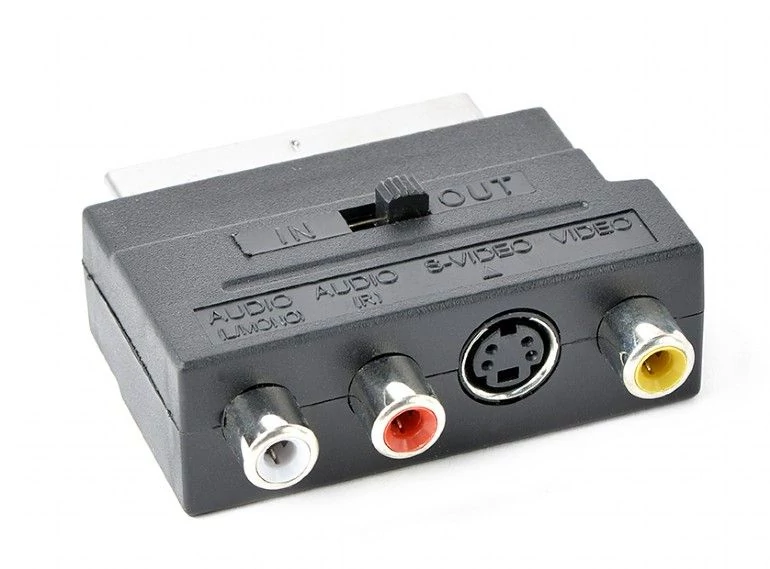 Gembird CCV-4415 Bidirectional SCART/RCA/S-VIDEO adapter speciális átalakító