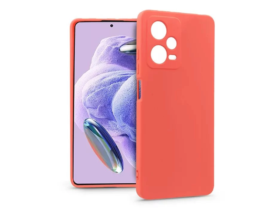 Haffner PT-6774 Xiaomi Redmi Note 12 Pro+ 5G szilikon hátlap Peach mobiltelefon tok