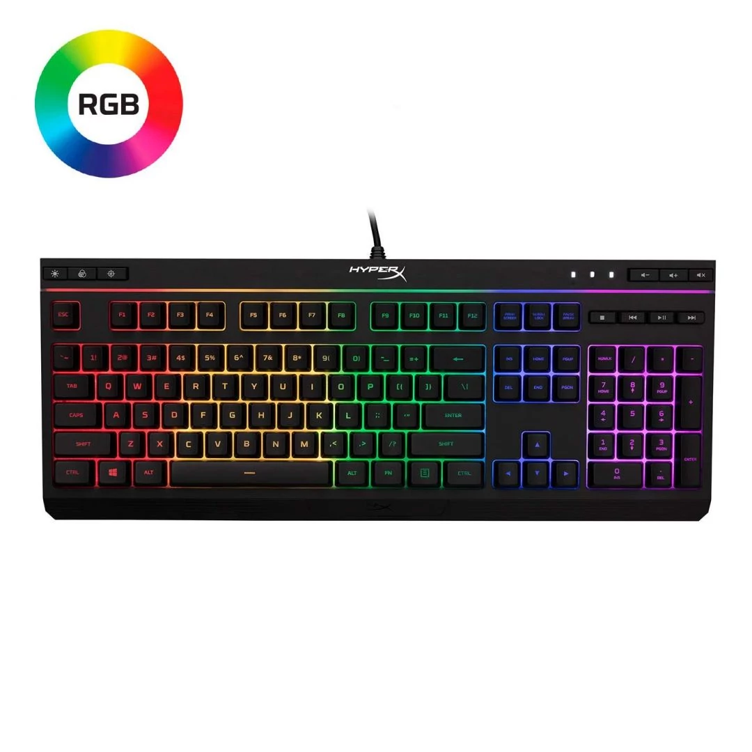 Kingston HyperX Alloy Core RGB Gamer Keyobard Black UK billentyűzet