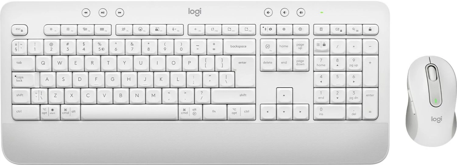 Logitech Signature MK650 Combo for Business Wireless Keyboard+Mouse Off-White HU billentyűzet