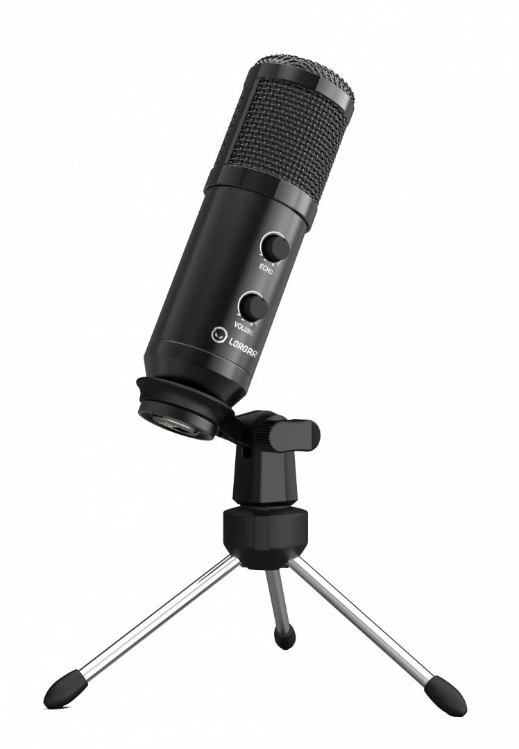 LORGAR 313 Professional Audio Condenser USB Microphone Black mikrofon