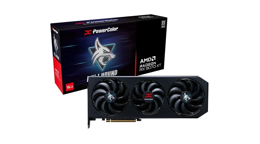 PowerColor RX9070 XT 16GB DDR6 Hellhound videókártya