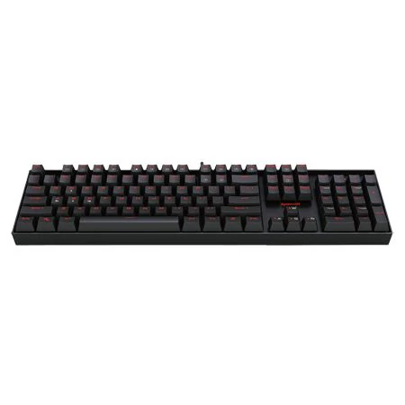 Redragon Mitra Red Backlight Mechanical Keyboard Blue Switches Black HU billentyűzet