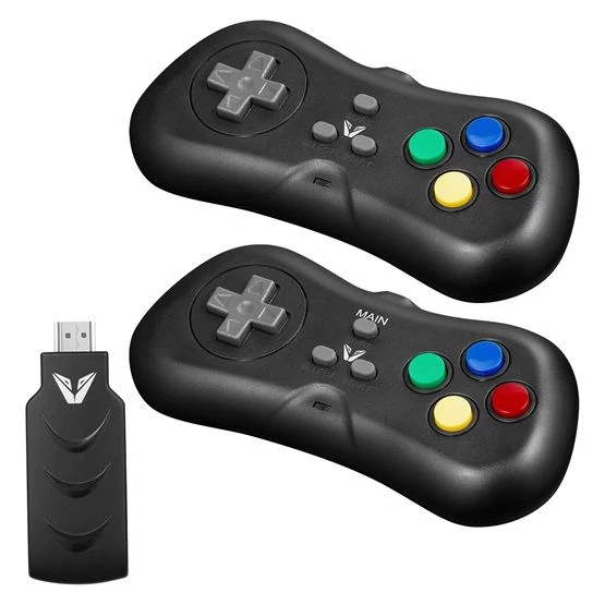 Volkano Wireless Gaming Console Includes 638 Games Black konzol
