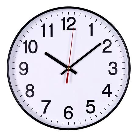 Falióra, 34 cm, OFFICE PRODUCTS, fekete keret