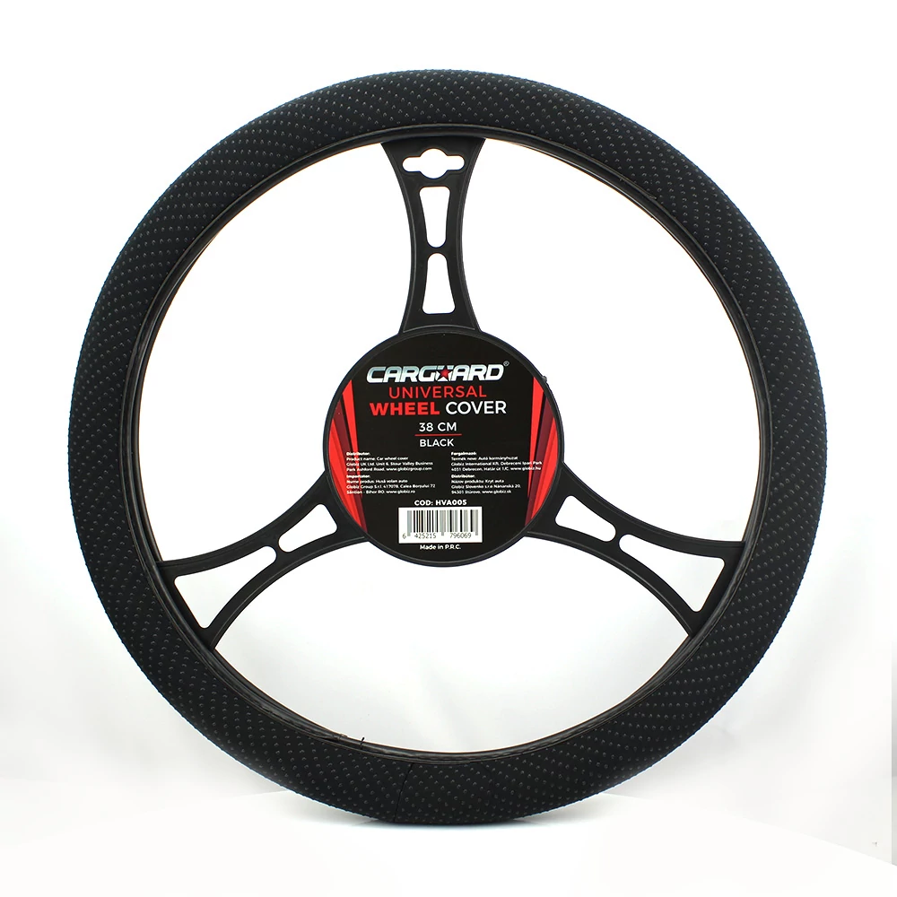 Kormányvédő, 38 cm, HVA005, csúszásmentes, masszírozó golyókkal, fekete