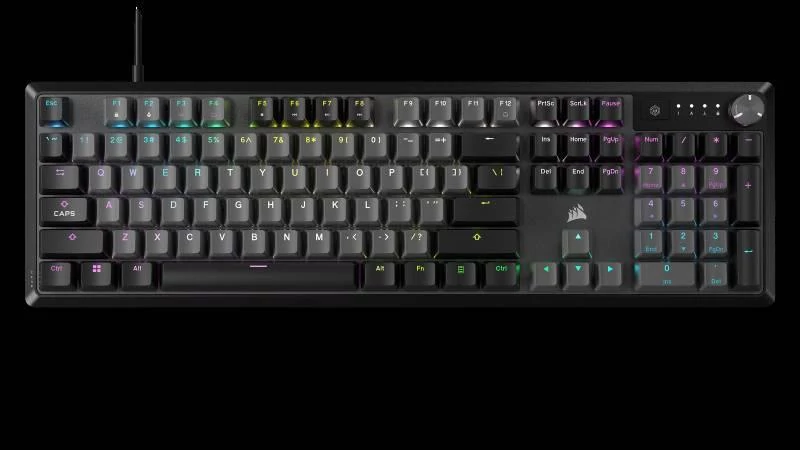 CORSAIR K70 CORE RGB Gamer billentyűzet, fekete