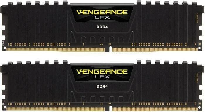 CORSAIR DDR4 32GB (2x16GB) 3200MHz Vengeance LPX RAM, fekete