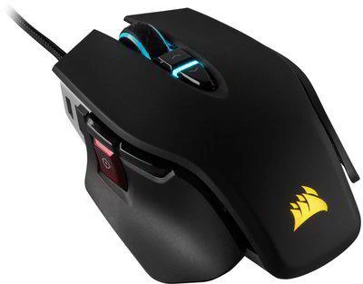 CORSAIR M65 RGB ELITE Gamer egér, fekete