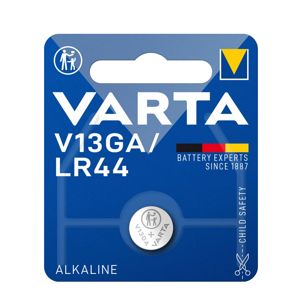 LR44/LRA76/LR44/357A/AG13/L1154/V13GA/V357 alkáli gombelem