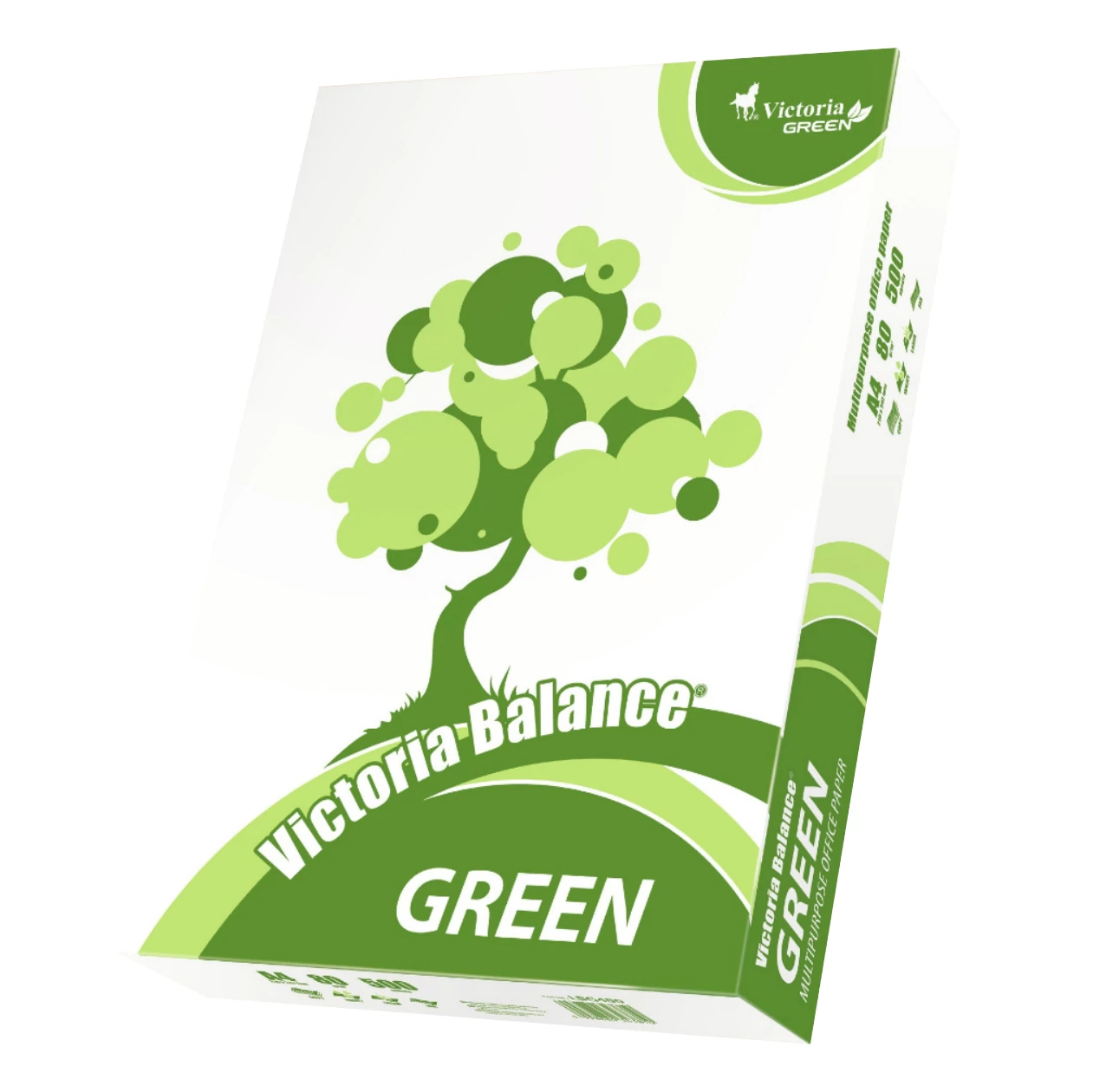 Fénymásoló papír, A4, 80 g, 500 ív, újrahasznosított, Balance Green Recycled