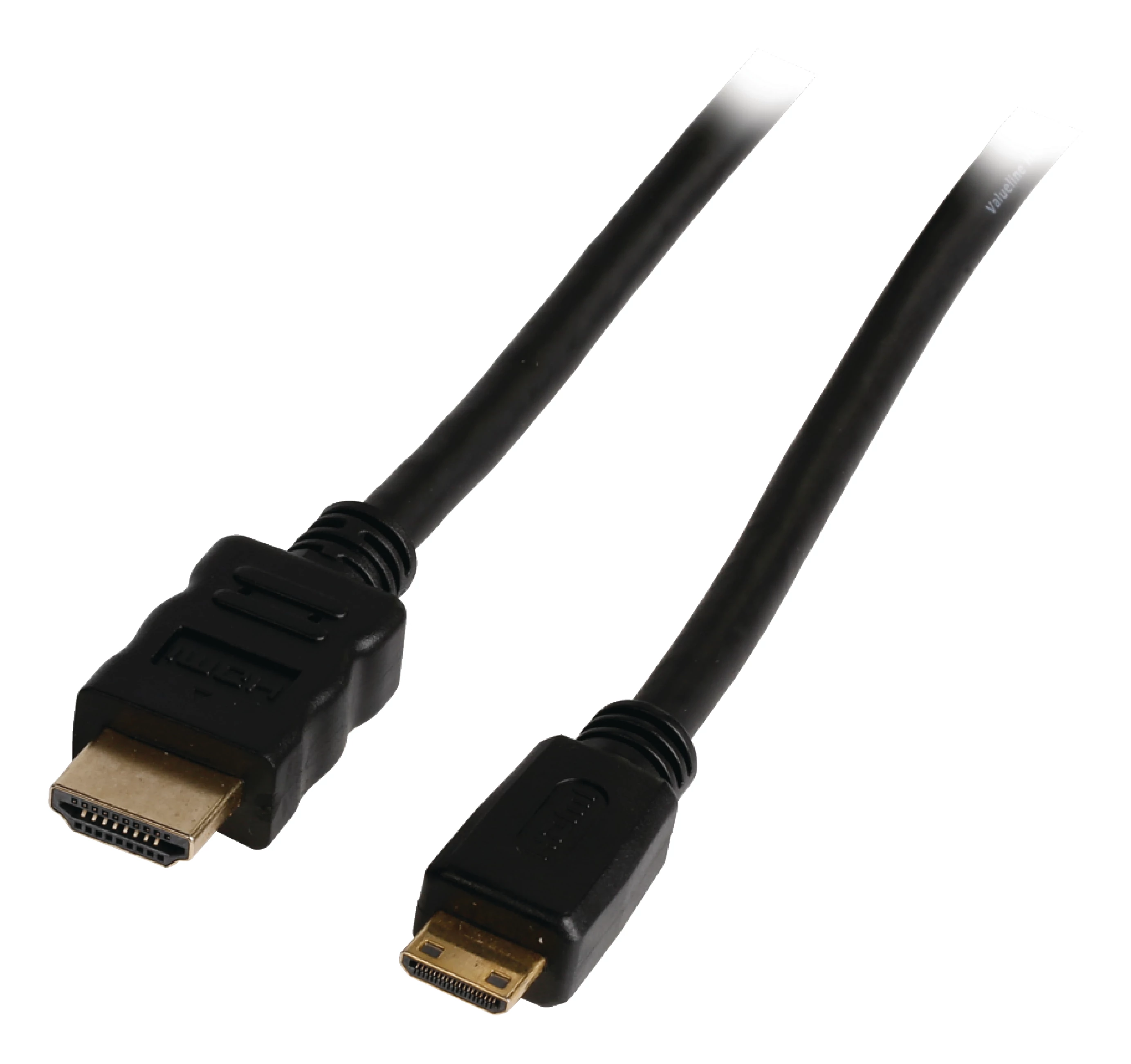 HDMI A - mini HDMI A 1.3C ethernet kábel, 2,0 méter Valueline VGVP34500BK20 CVGP34500BK20