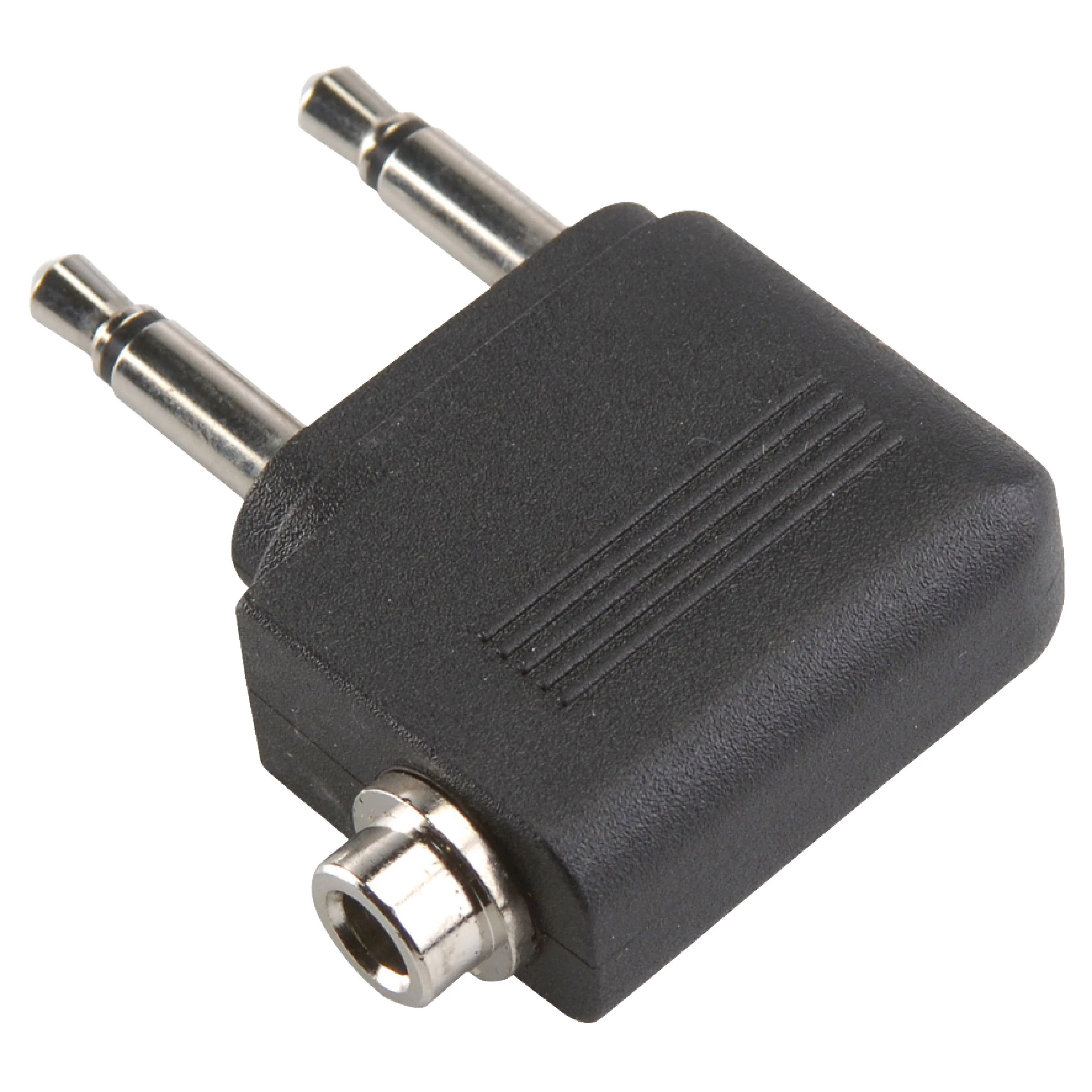 3,5-es stereo jack - 2*3,5 mono jack adapter elsősorban repülőgépeken való felhasználáshoz CAGP22970