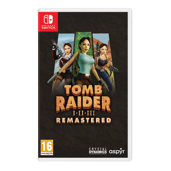Tomb Raider I-III Remastered Starring Lara Croft Nintendo Switch játékszoftver