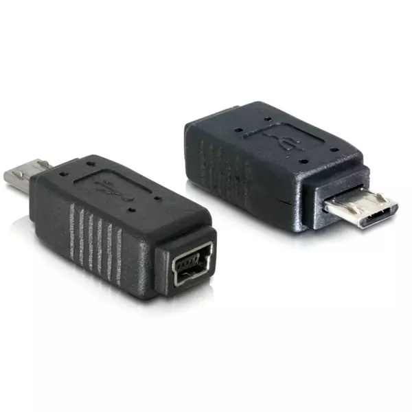 Delock 65063 Adapter USB micro-B male to mini USB 5pin