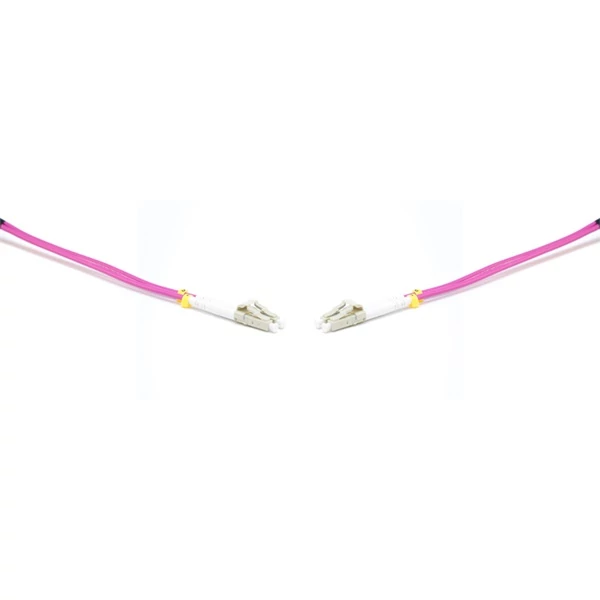 Gigalight Duplex optikai patch kábel 4xLC csatlakozóval, 50/125 OM4 LSZH, 0,5 m