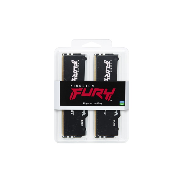 Kingston 16GB/6000MHz DDR-5 (Kit of 2) FURY Beast RGB (KF560C40BBAK2-16) memória