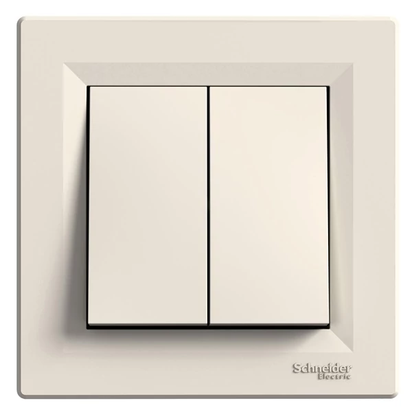 Schneider EPH0300123 ASFORA rugós bekötésű bézs csillárkapcsoló
