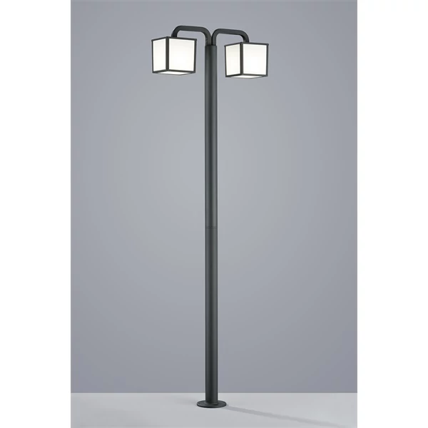 TRIO 421560242 Cubango 15W 400lm 3000K E27 antracit oszlop lámpatest, kültéri 200cm